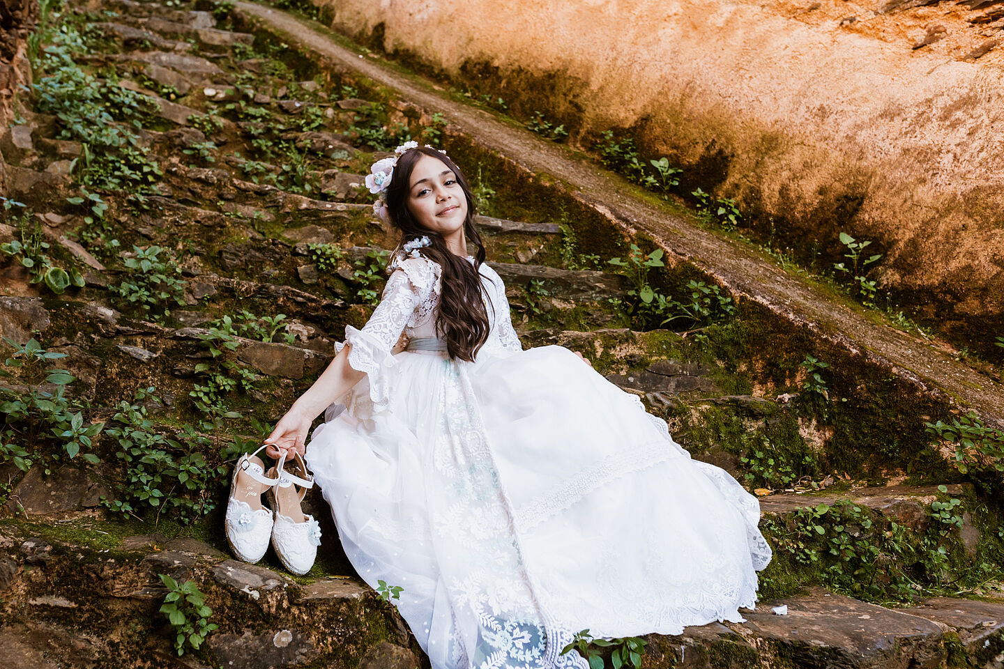 Sesión de fotos de comunión de hermanas en Caceres - Extudio 83 infantil-22