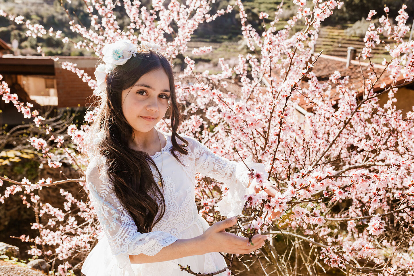 Sesión de fotos de comunión de hermanas en Caceres - Extudio 83 infantil-23