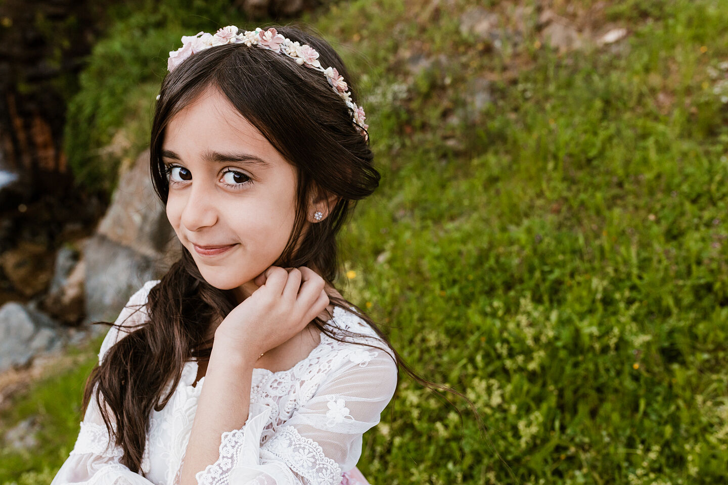 Sesión de fotos de comunión de hermanas en Caceres - Extudio 83 infantil-30
