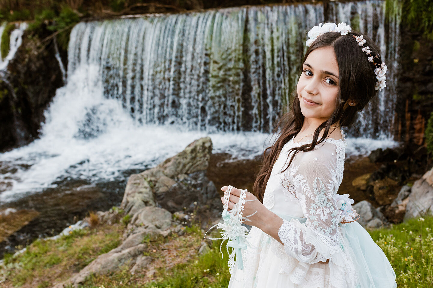 Sesión de fotos de comunión de hermanas en Caceres - Extudio 83 infantil-33