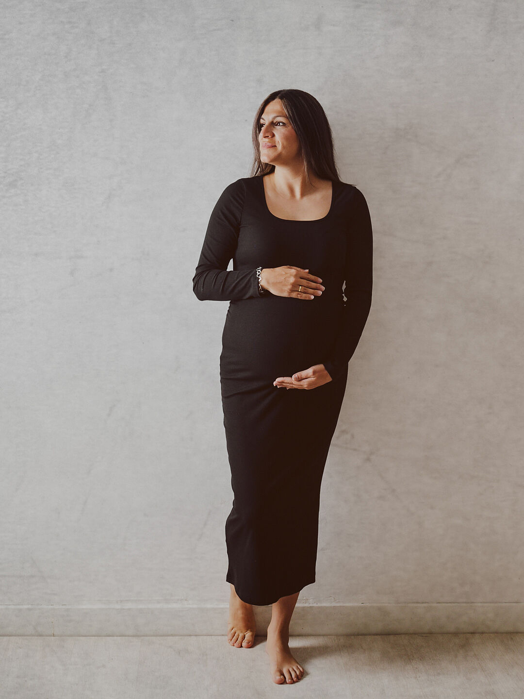 Reportaje fotografico de embarazo en extudio 83-6