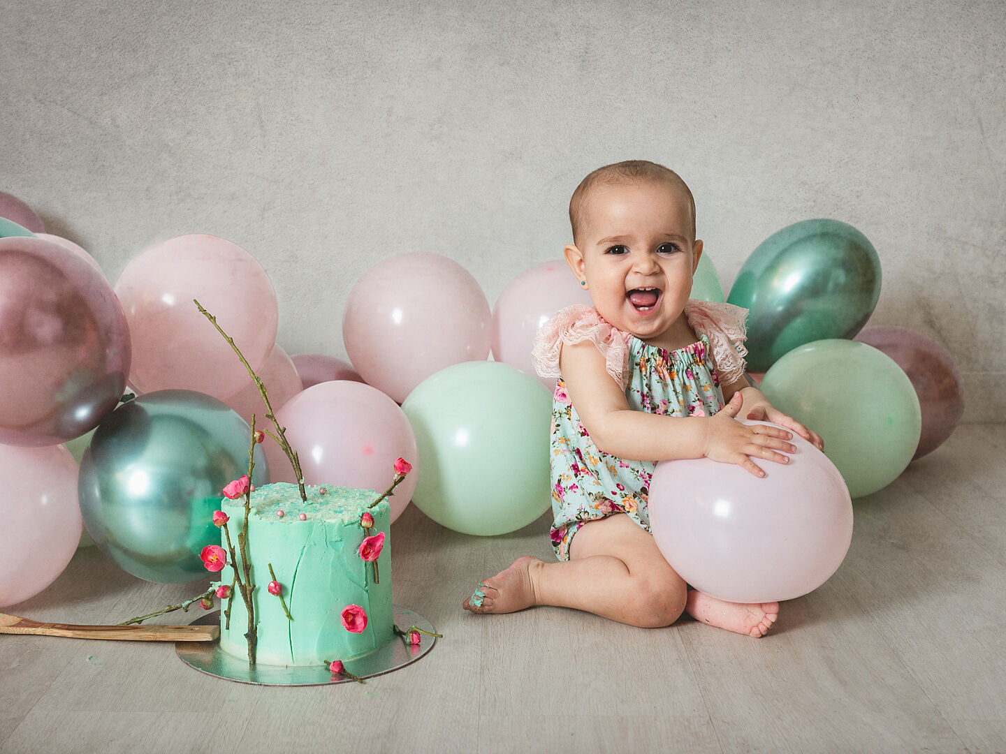 Sesión de fotos de cumpleaños bebé - Plasencia-19