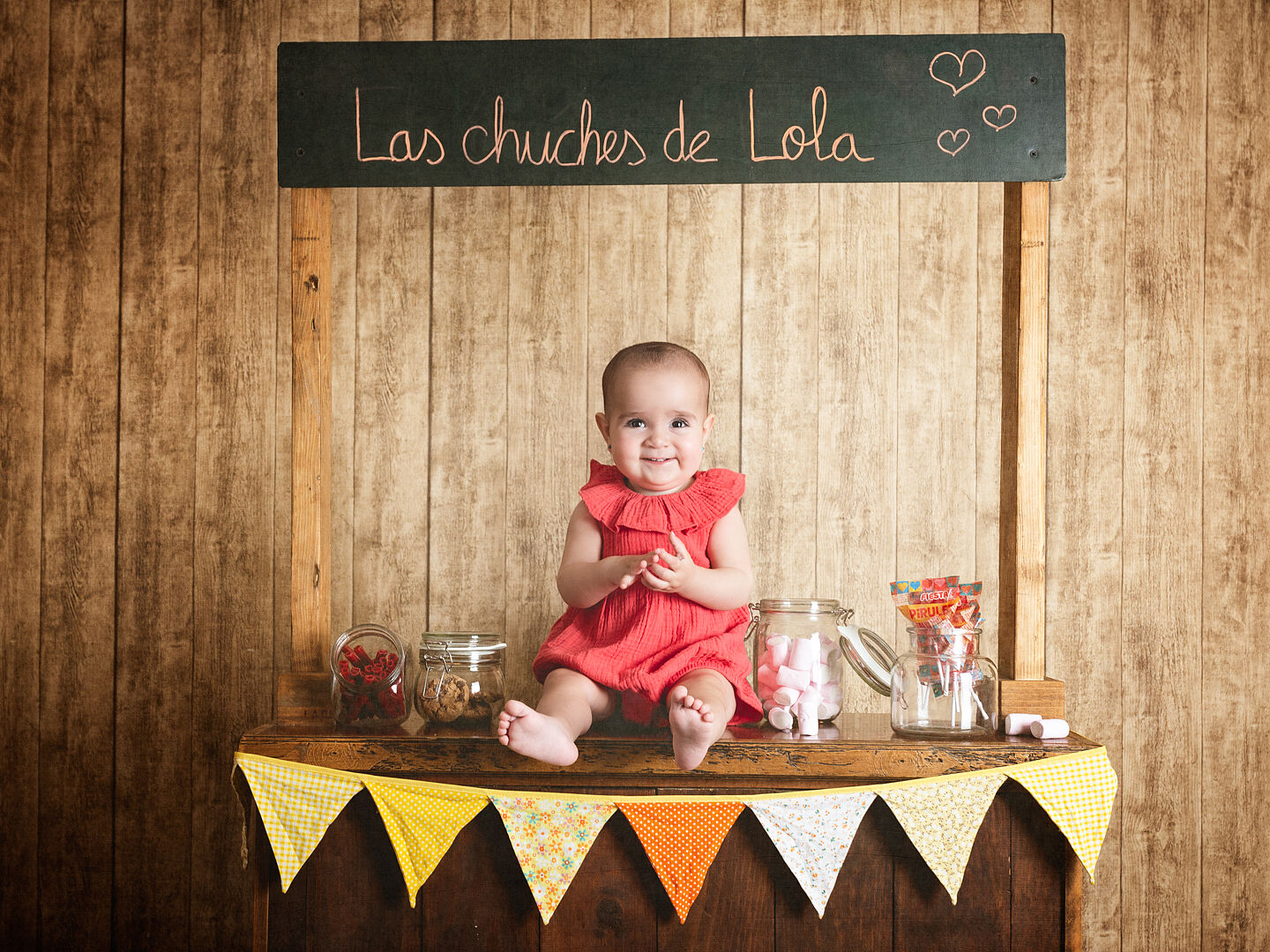 Sesión de fotos de cumpleaños bebé - Plasencia-2