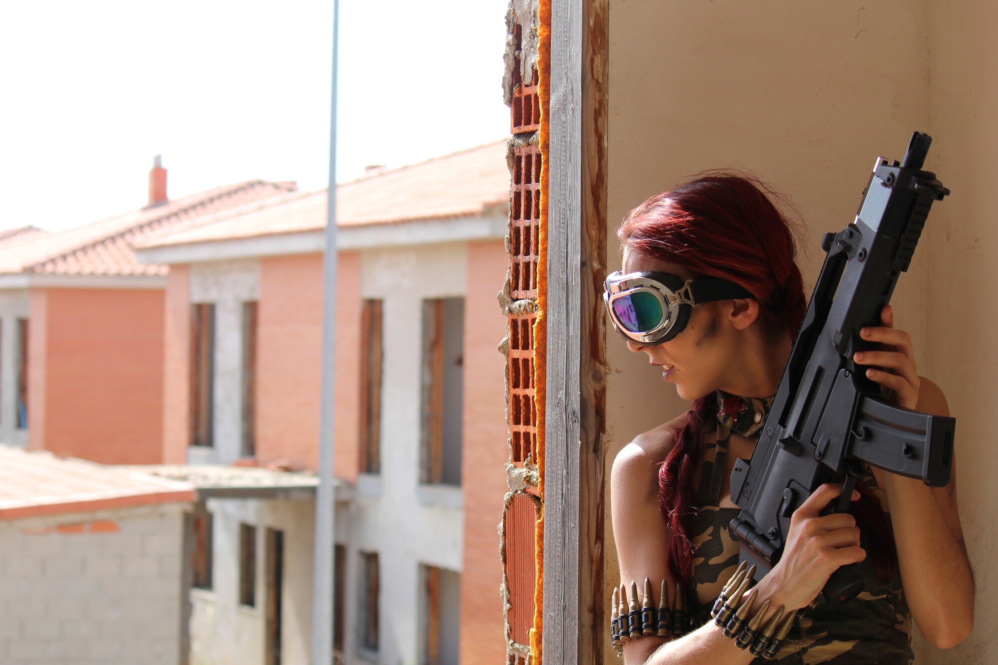 Ukrainian military model, photo sesnual