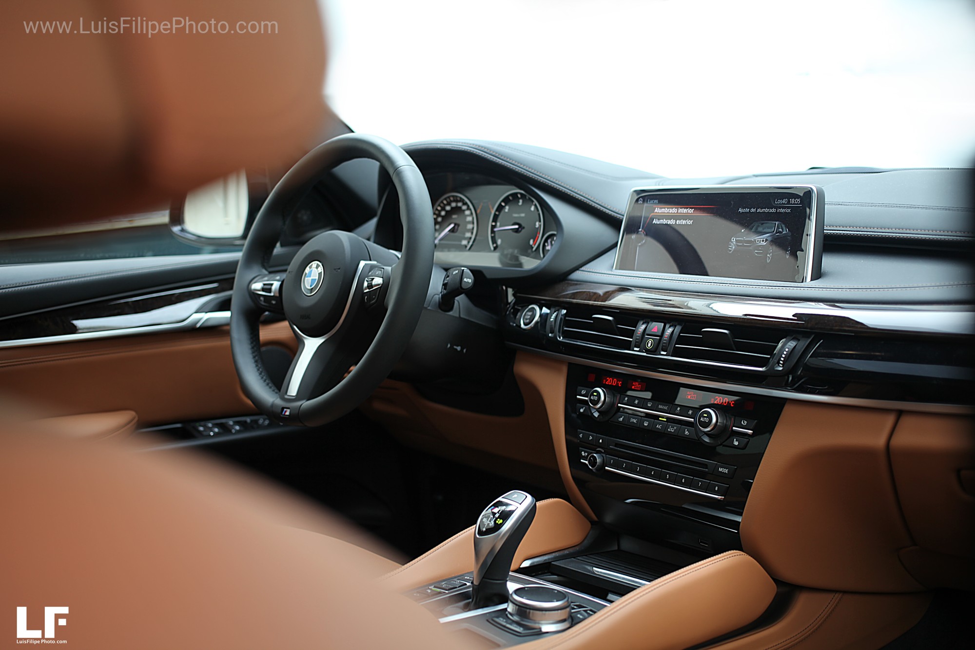 nuevo bmw x6 m sport interior cuero Luis Filipe photographer