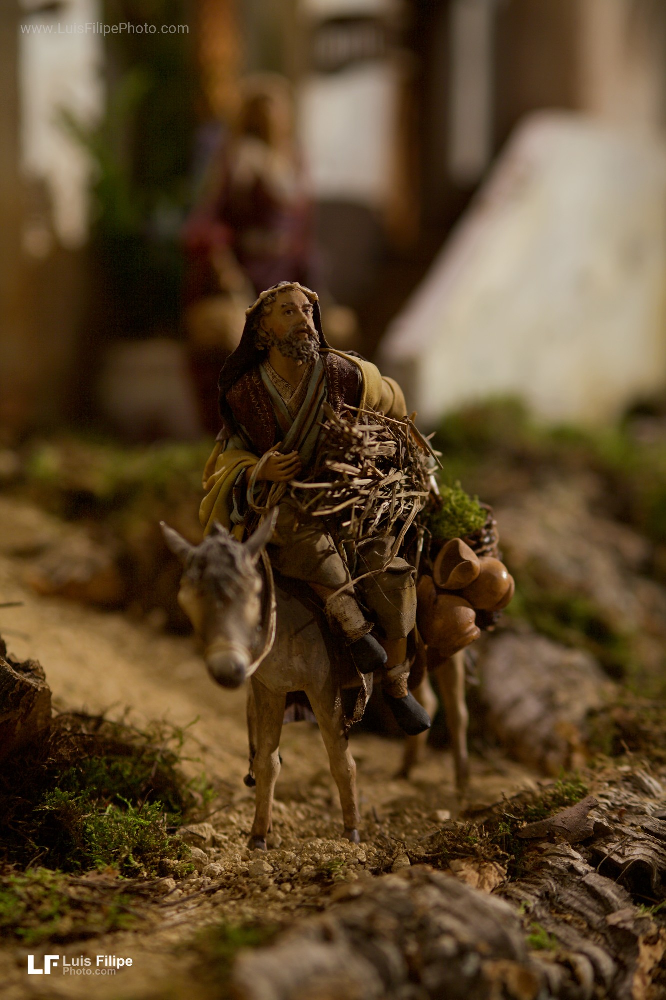 figura pastor burro portal
