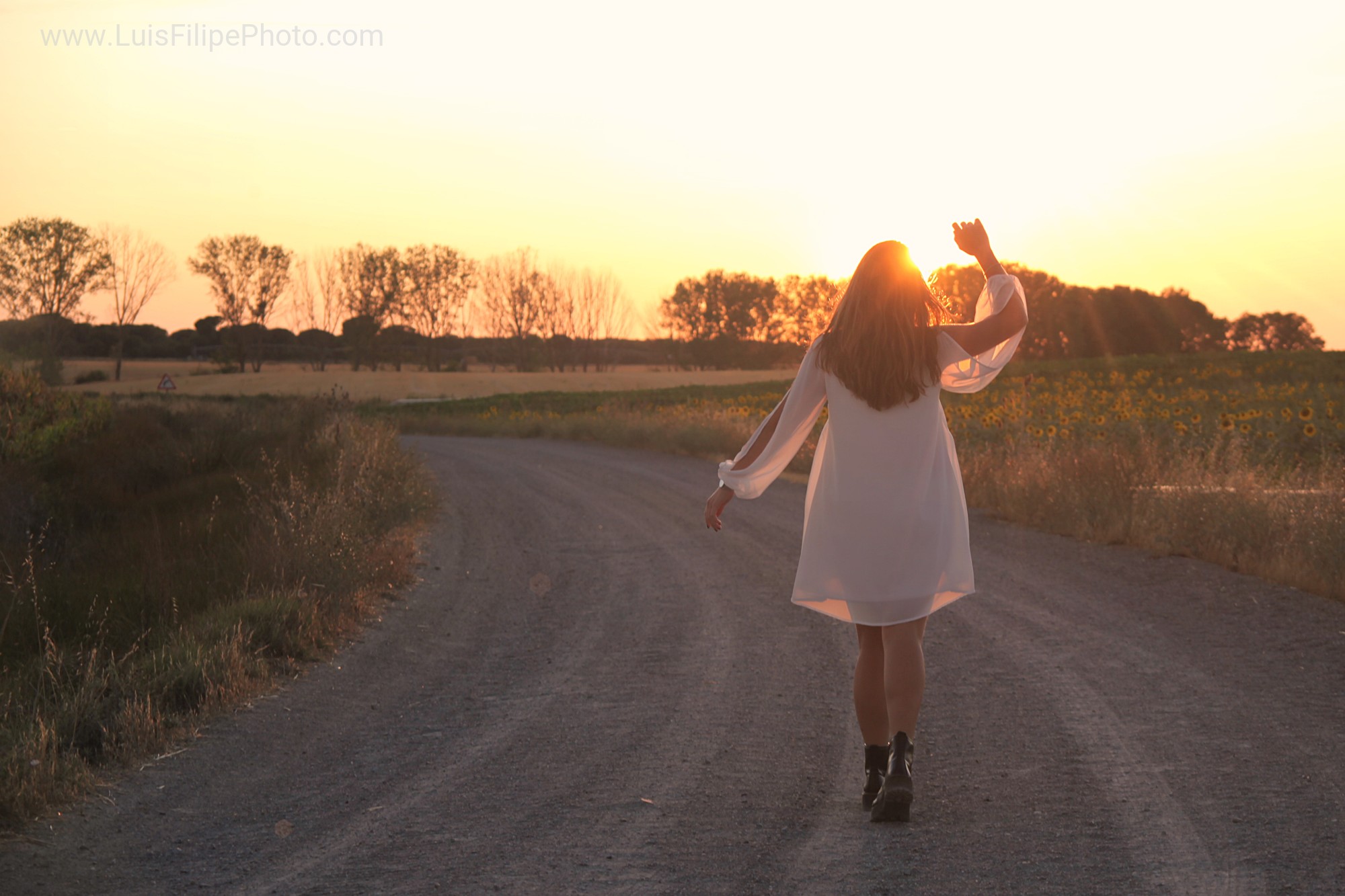 atardecer naturaleza amigas sesion de fotos 