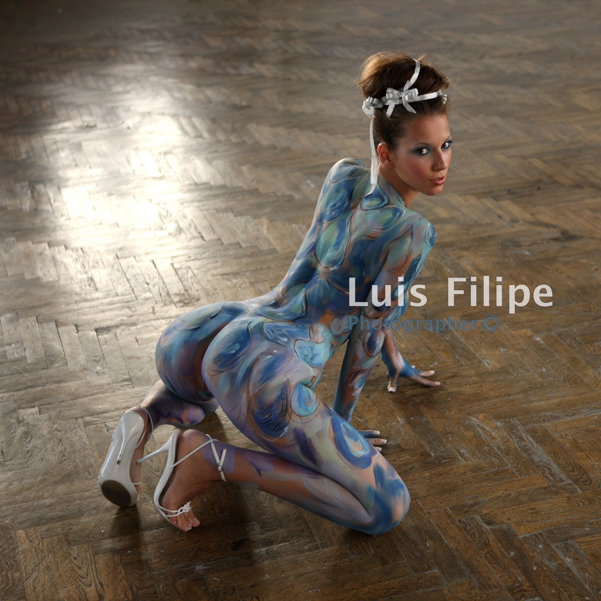 body paint spain luis filipe photo