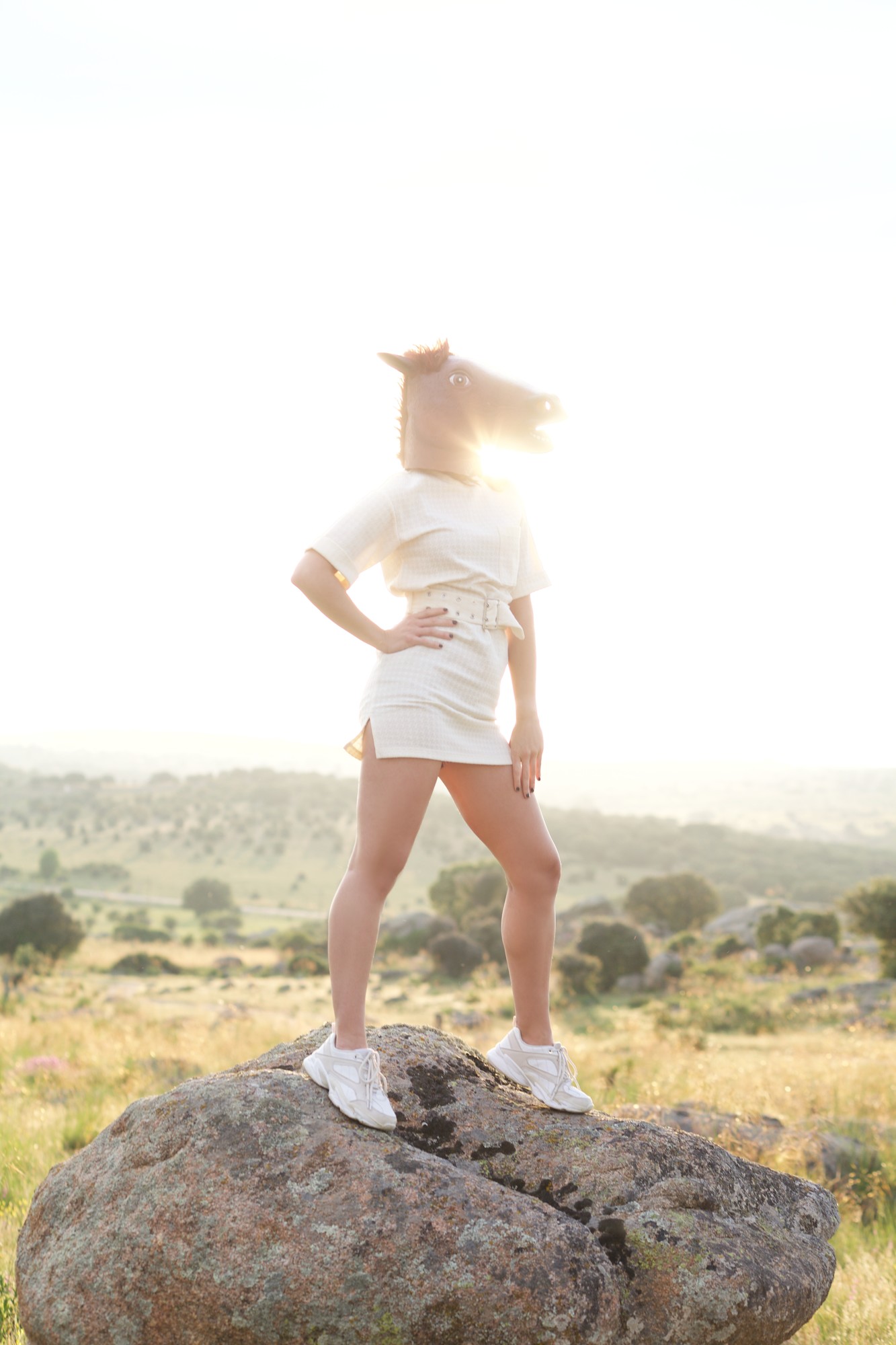 fotos con mascara de caballo
