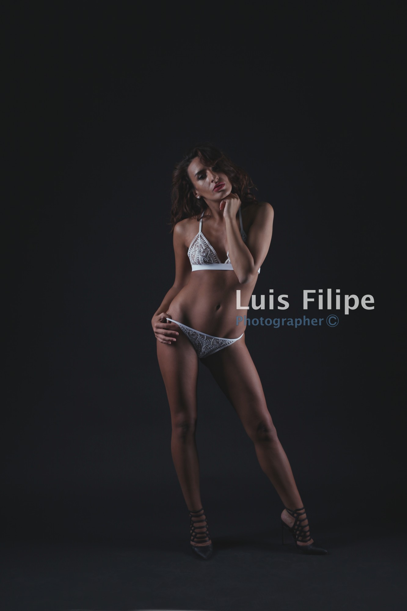White Daniela Caruso Liengerie Model Luis Filipe Photographer VIII