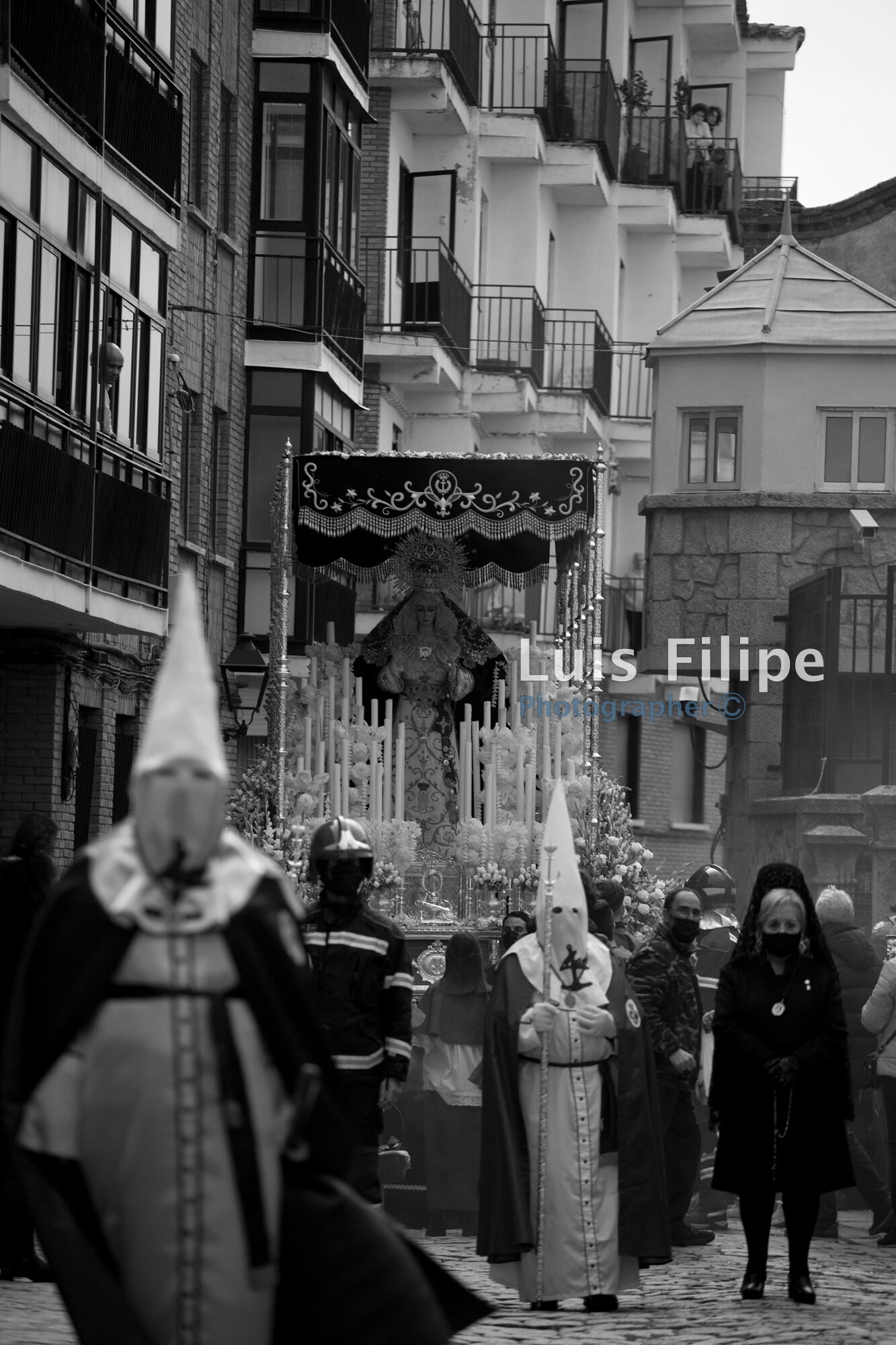 Procesión semana Santa Avila Virgen cristo