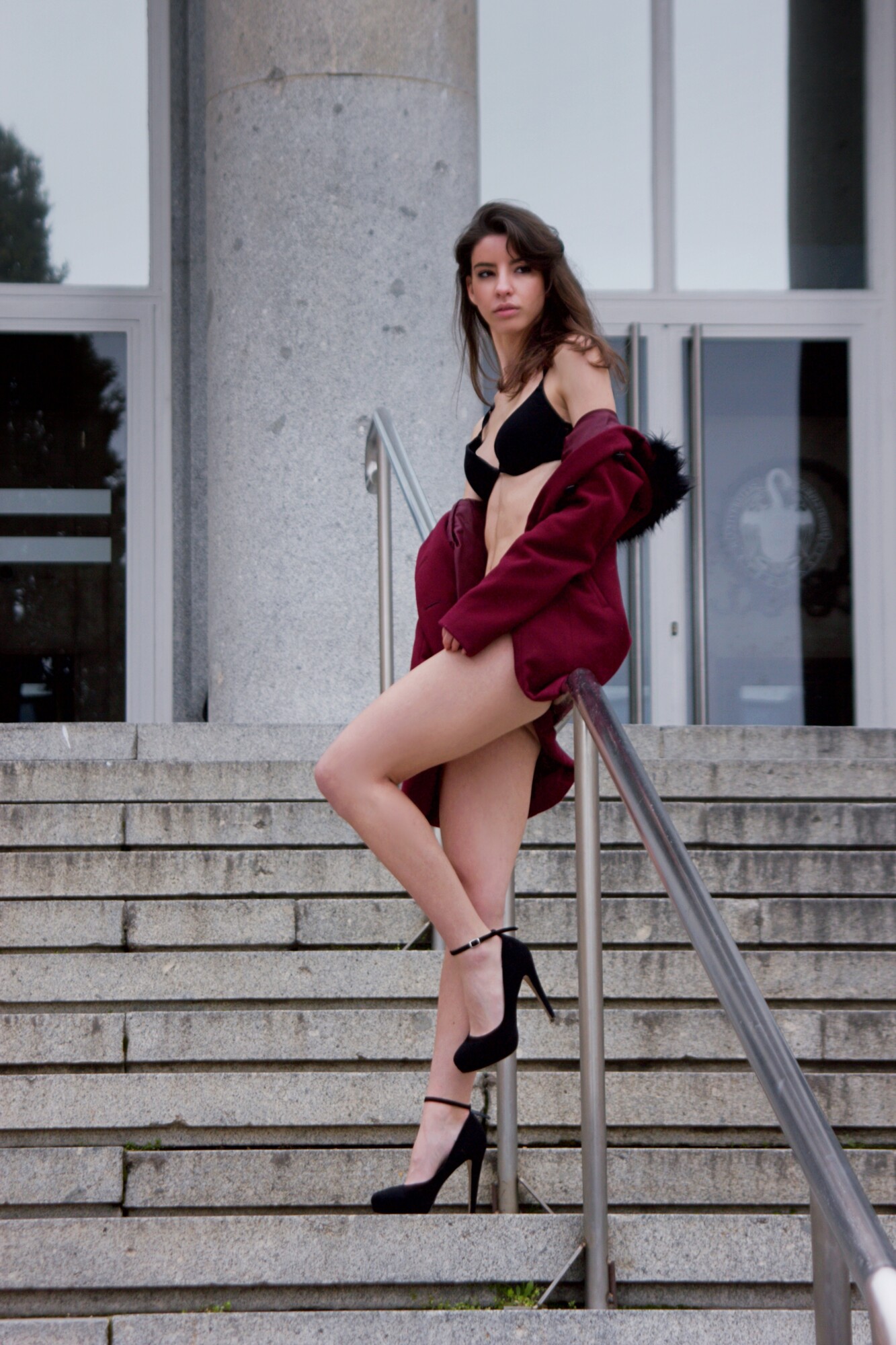 Photo shot boudoir street France Paris