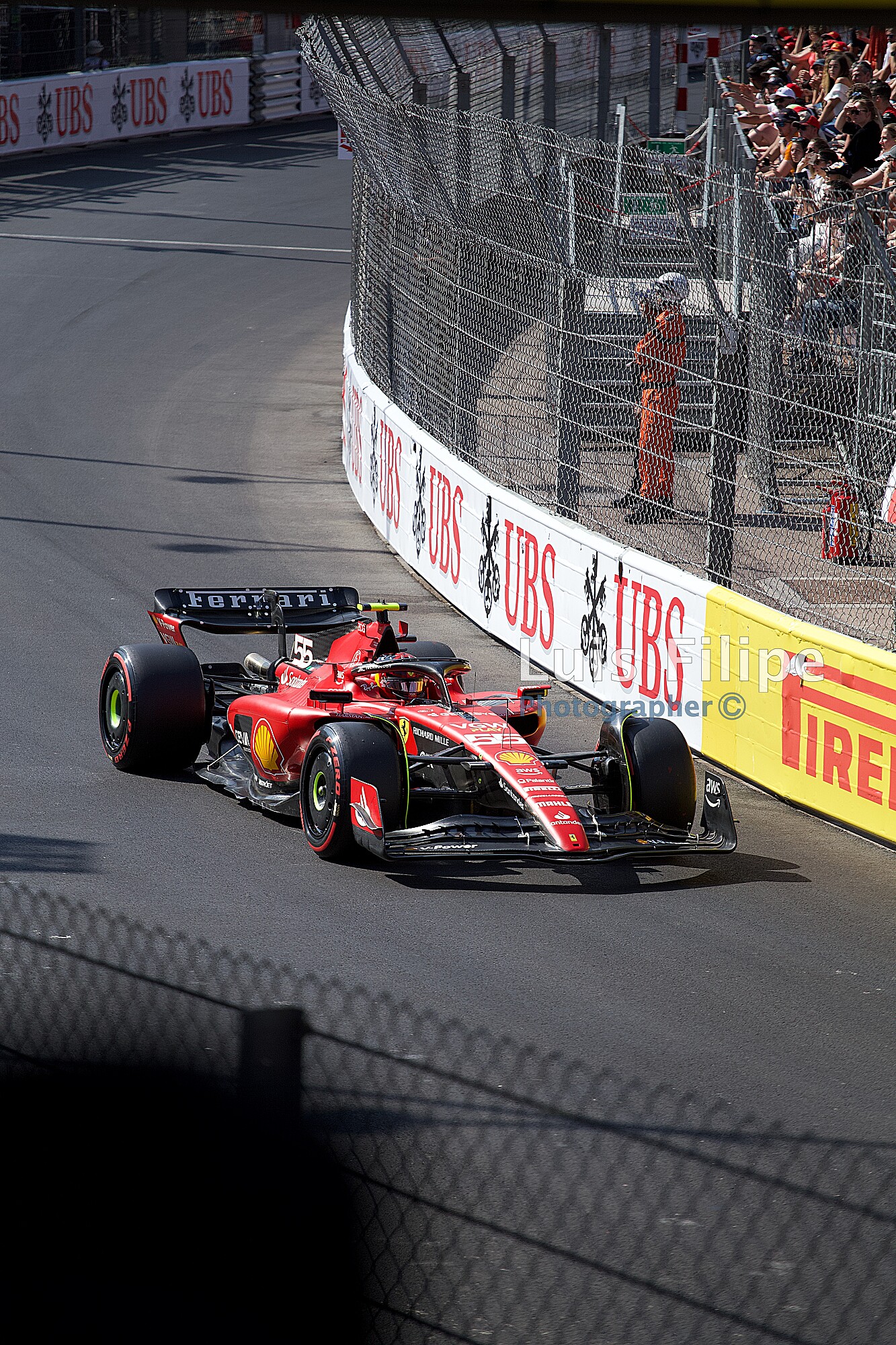 Formula 1 Monte Carlo, Monaco Carlos Sainz team Ferrari