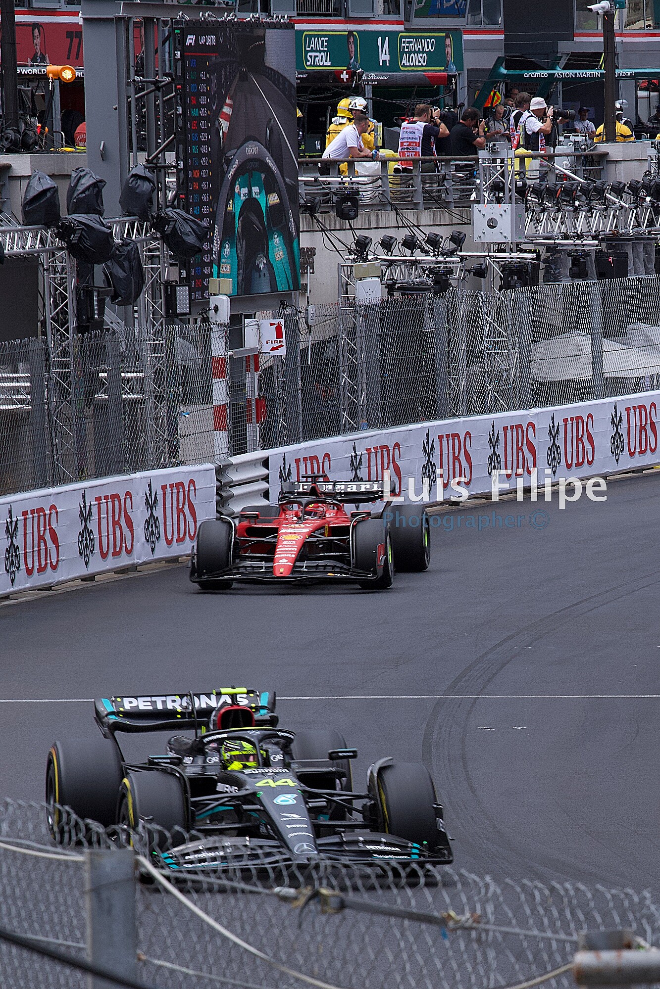 Lewis Hamilton Monaco Carlos Sainz