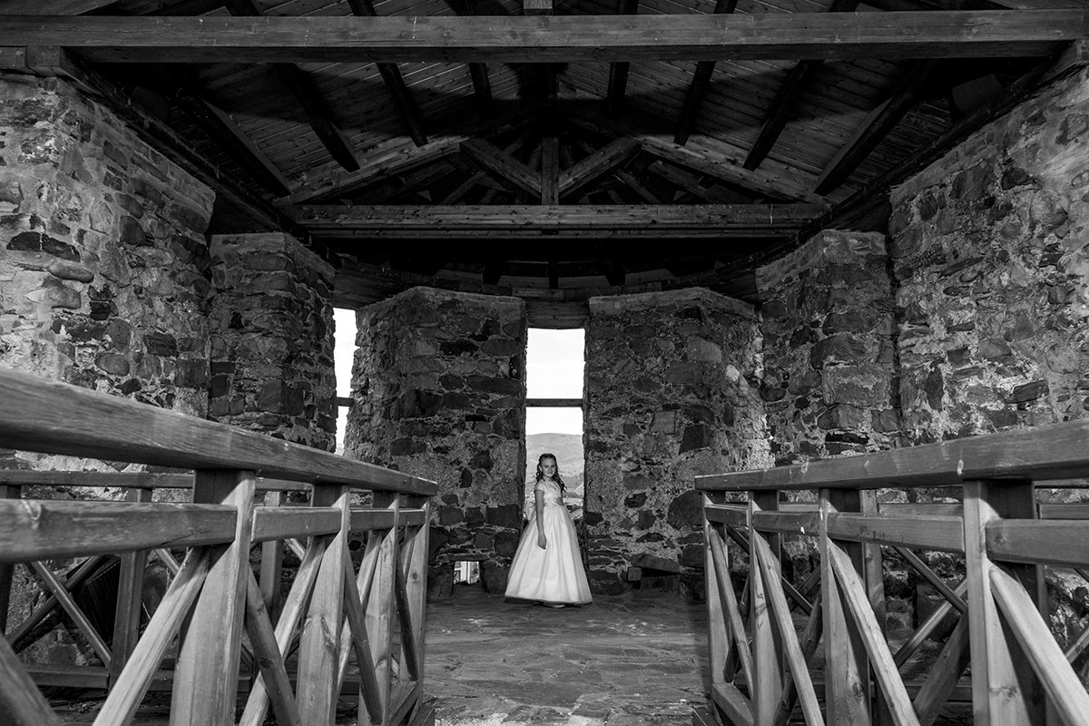 fotógrafo comunión Ponferrada castillo templarios Paula