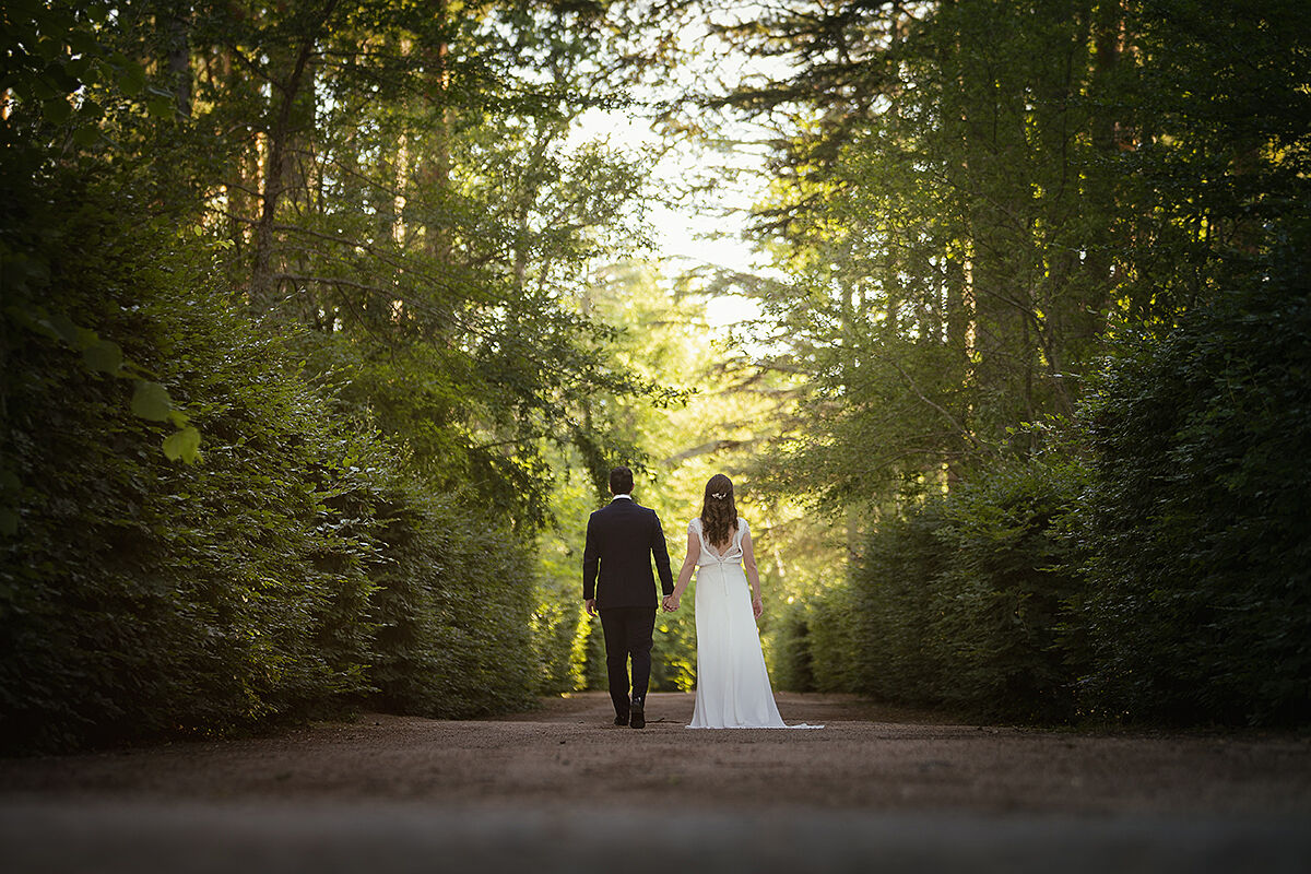 boda en los jardines de La Granja