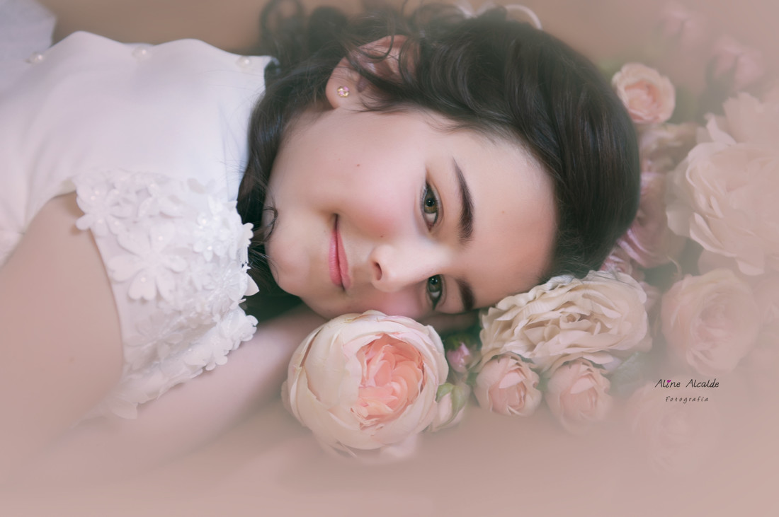 reportaje niña primera comunión