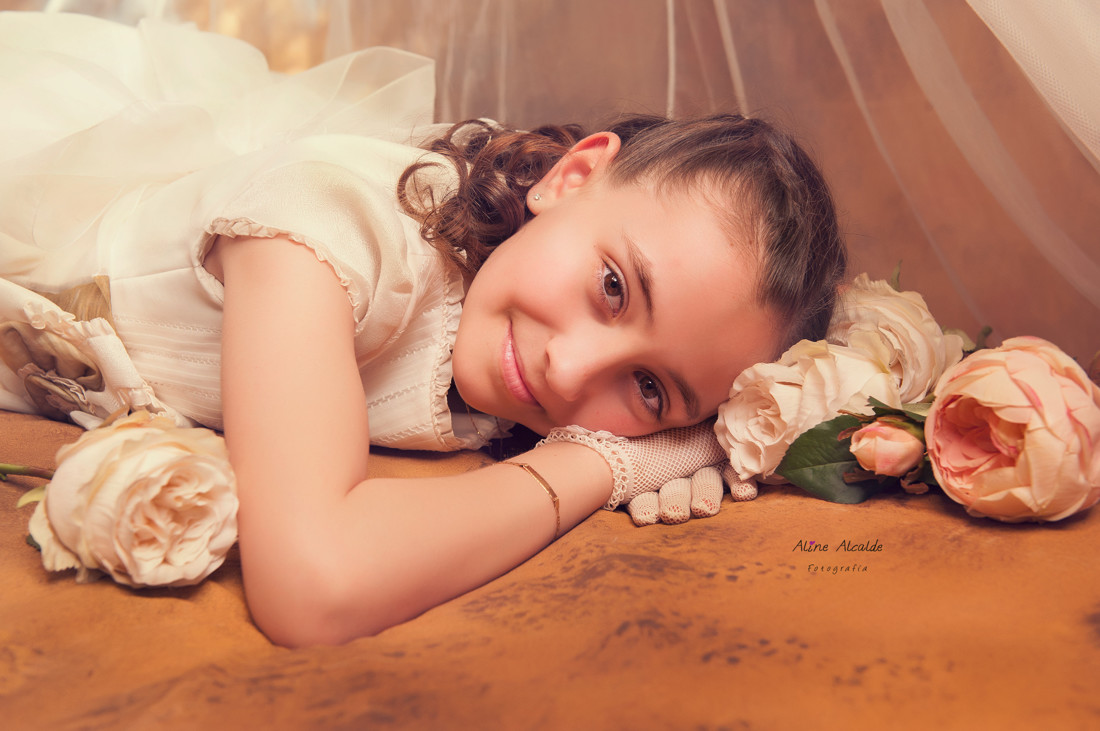 Fotografía Primera Comunión en estudio