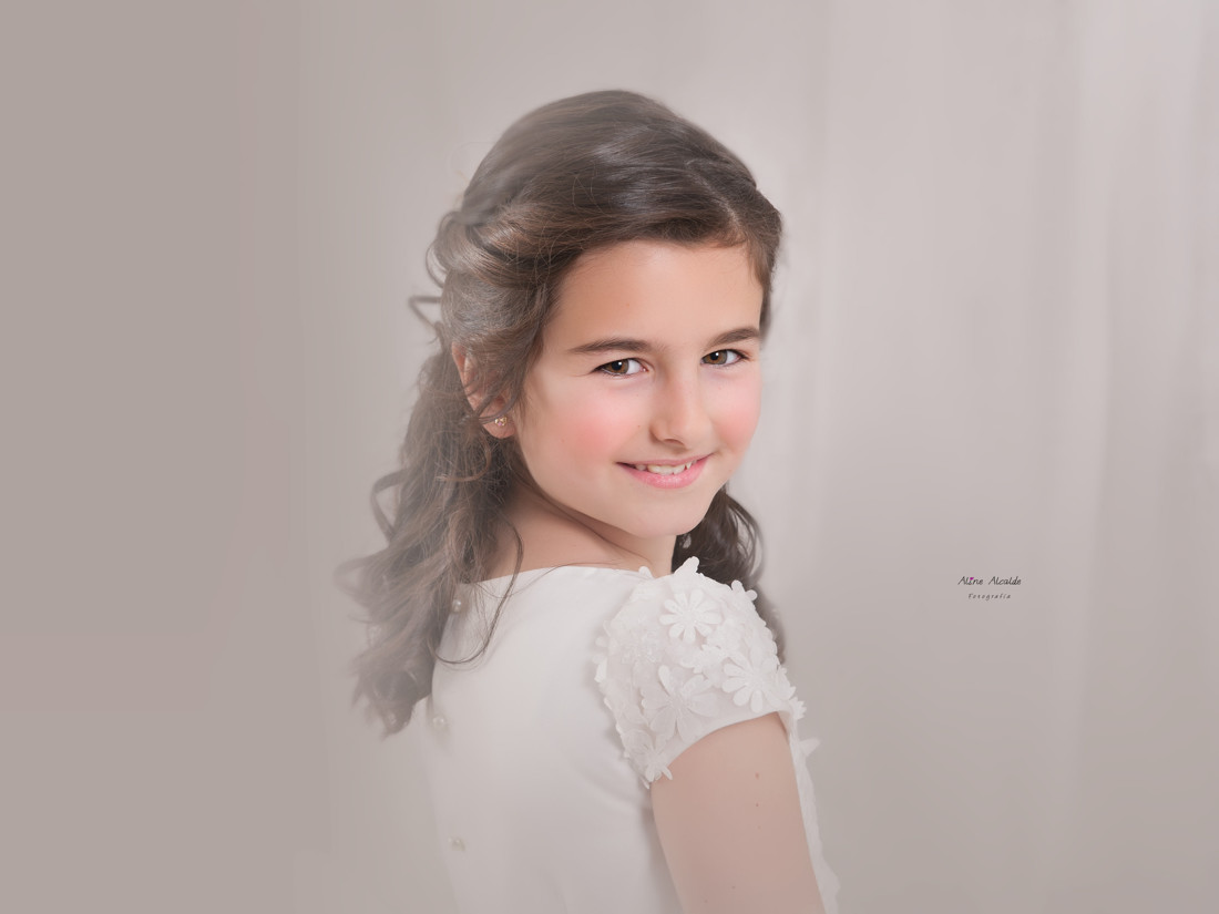 reportaje de comunión niña