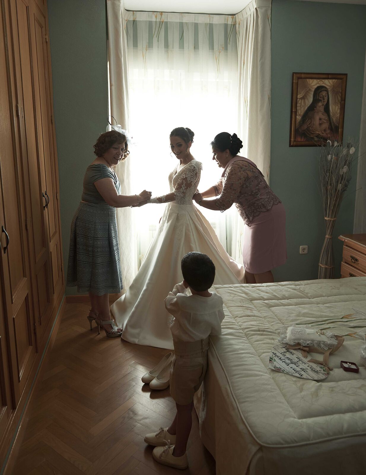 Entrada de la novia en boda religiosa