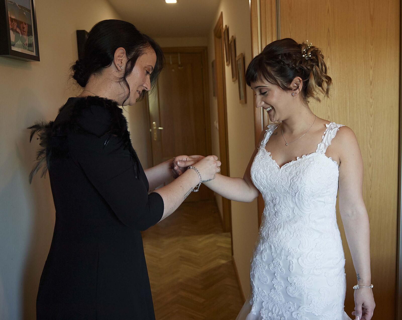 Novio Preparándose