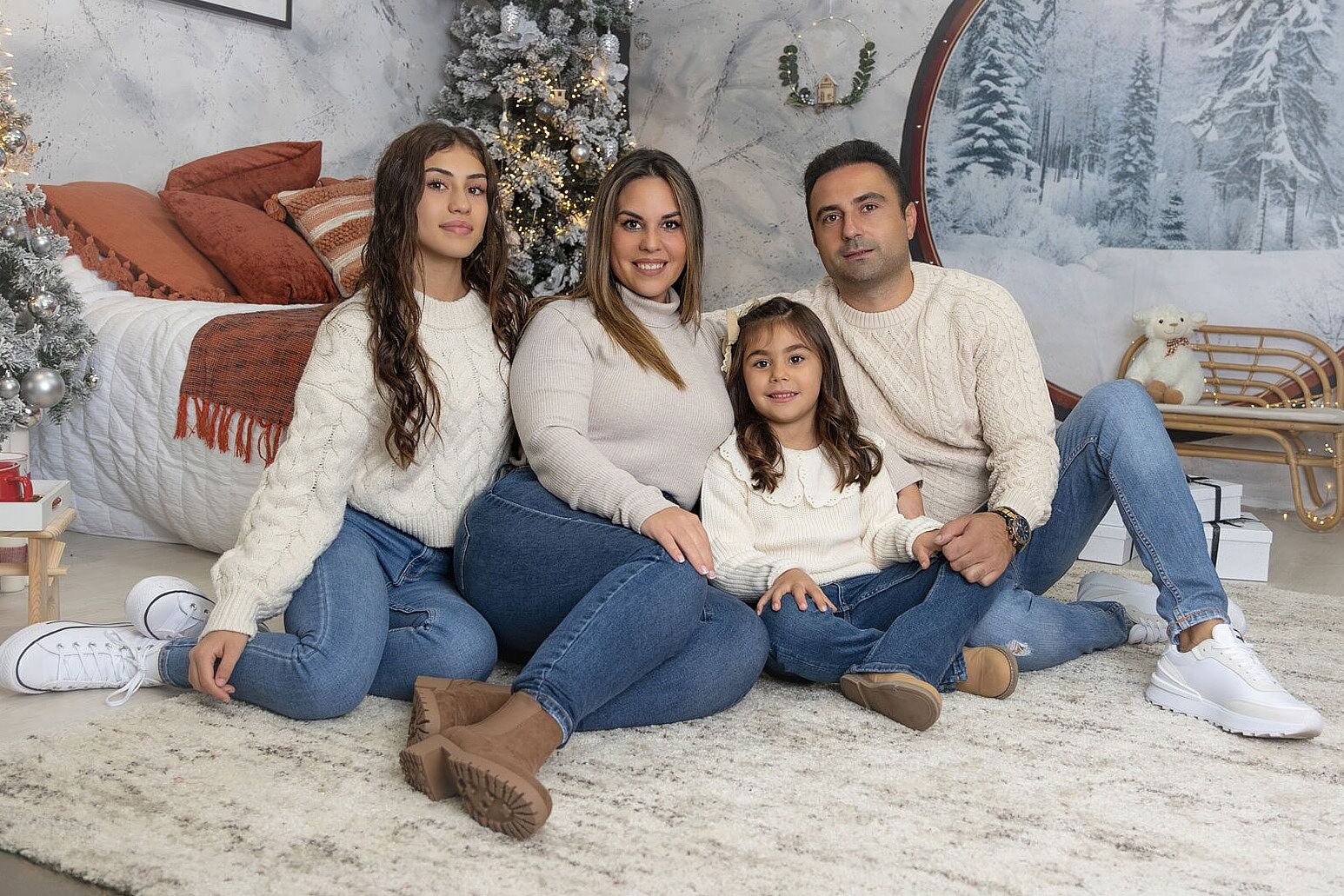 Fotografía Navidad Cartagena Ainara y paola 2024