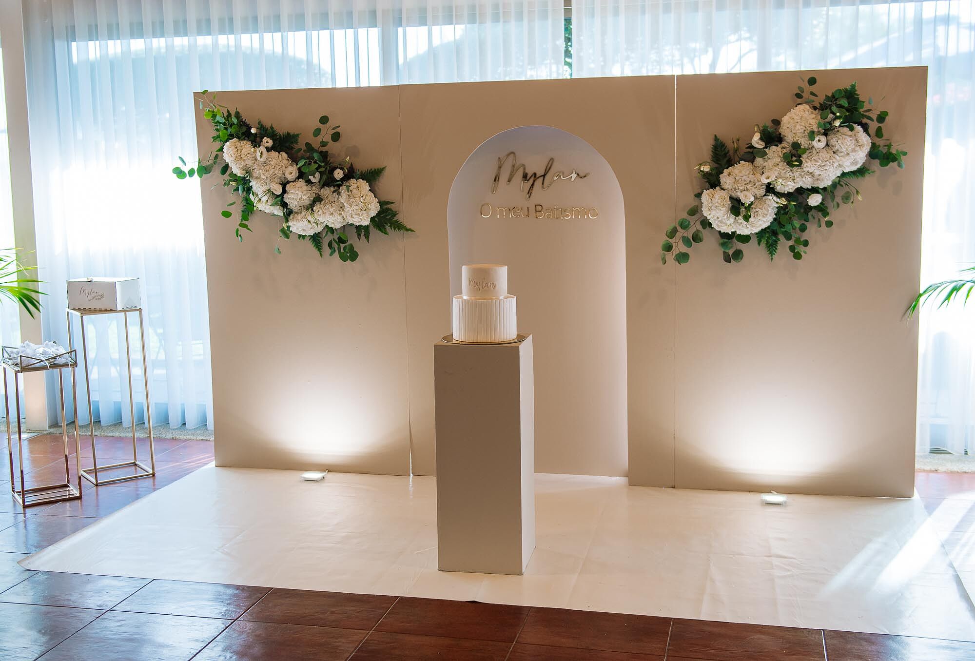 decoração de bolo na quinta das princesas