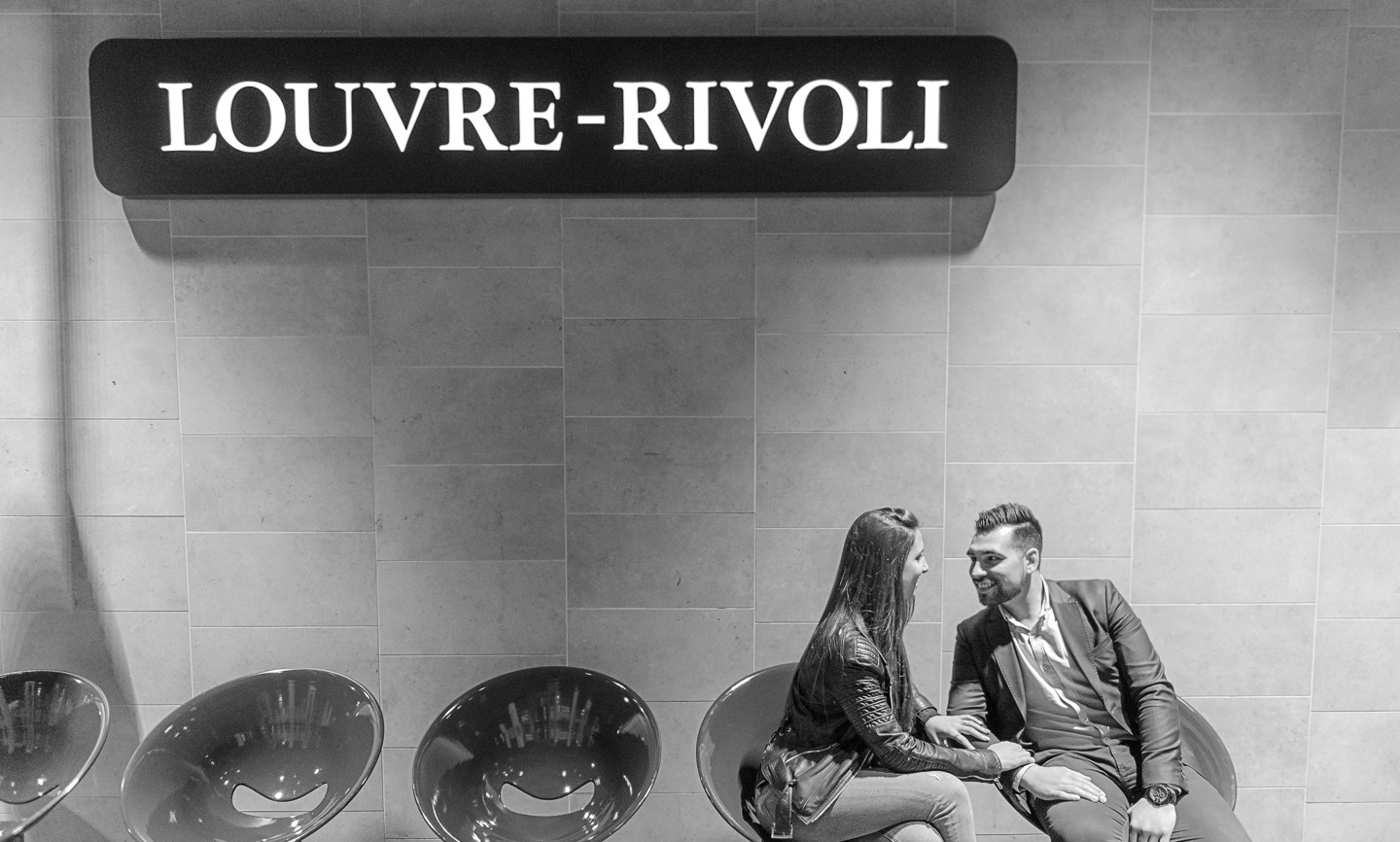 Estação do Metro Louvre - Rivoli - Paris