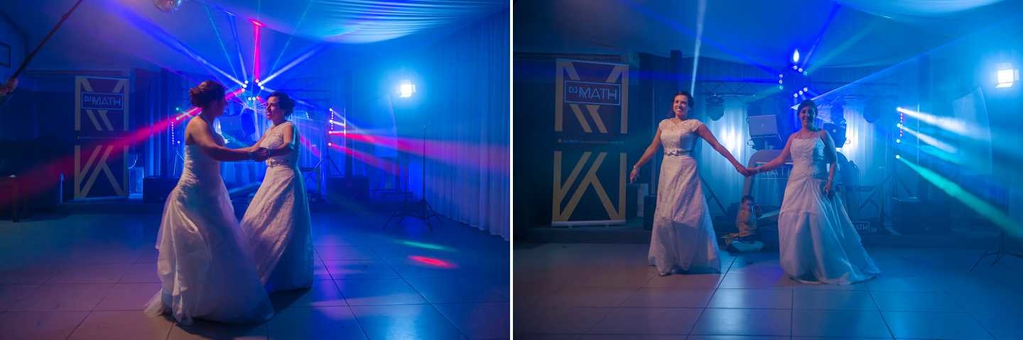 Carla e Joana, festa