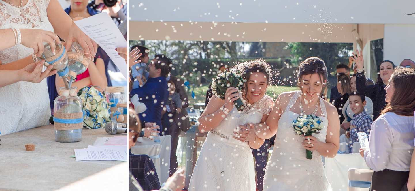 Carla e Joana, a tradição do arroz