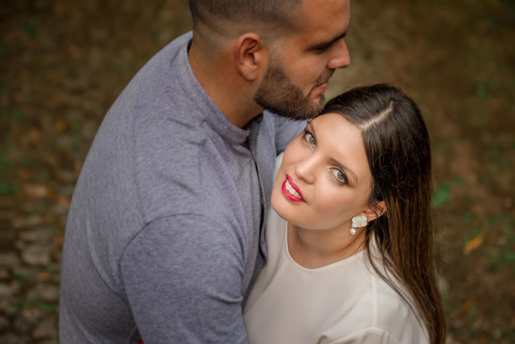 O olhar de Carolina com André