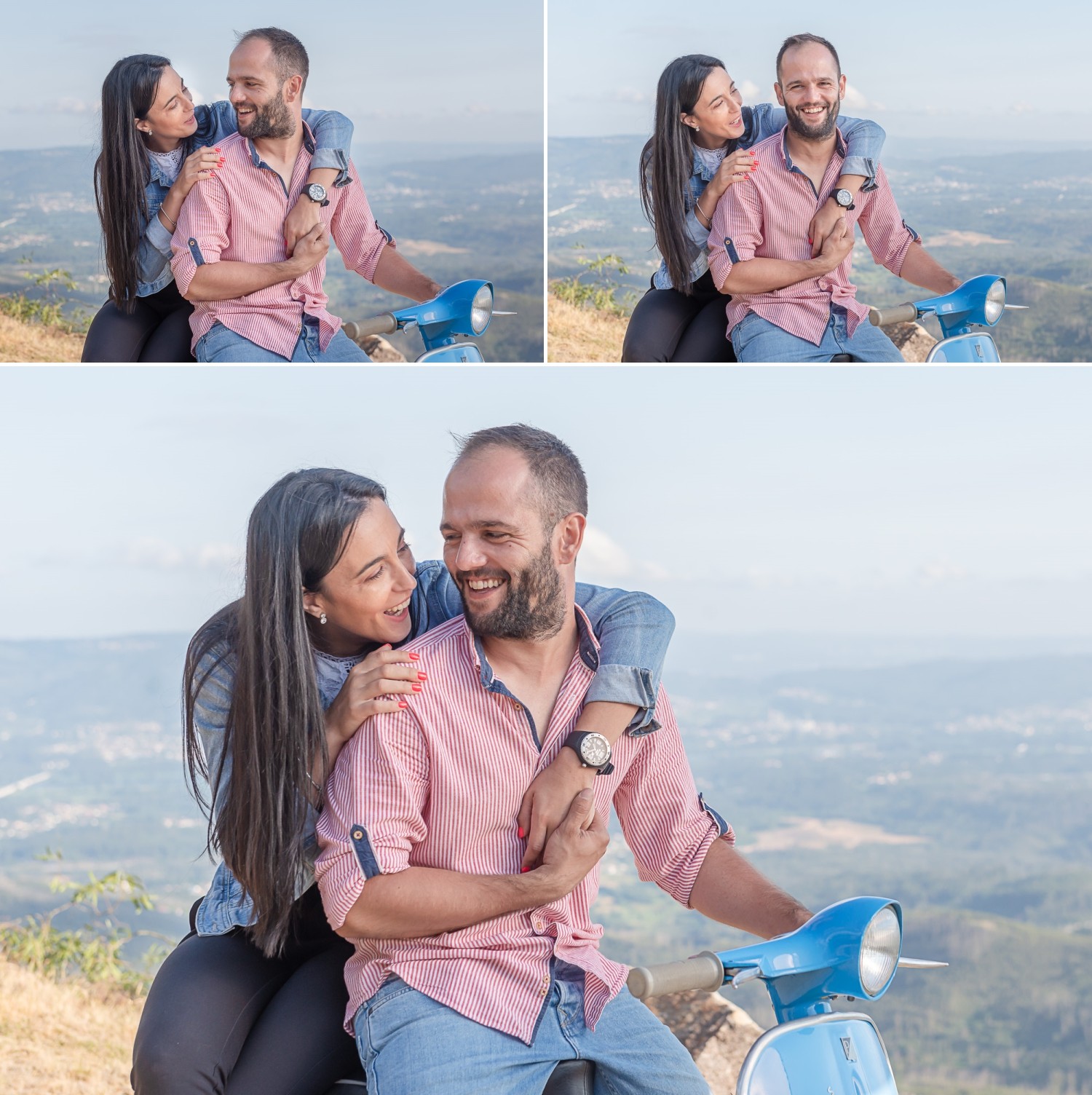 Soraia e Ricardo a sorriem um para o outro 