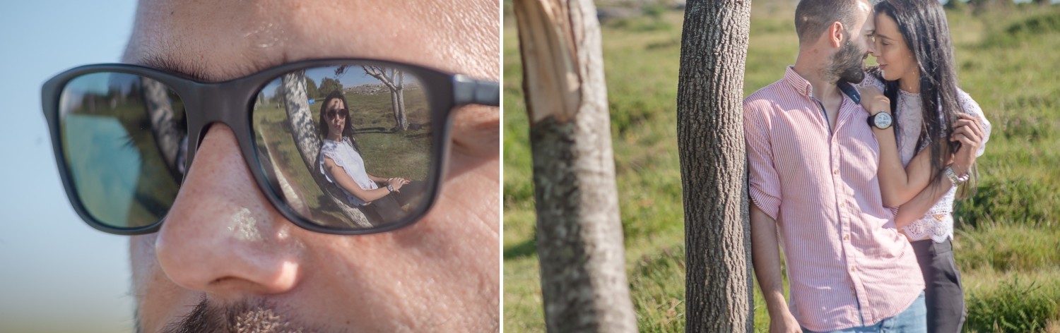 Soraia e Ricardo pormenor dos óculos