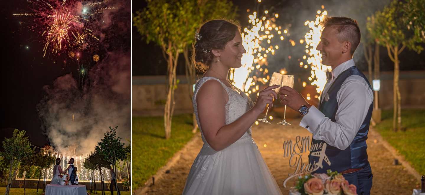 Noémie e Cristiano corte do bolo