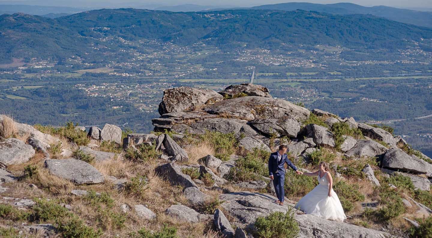 Noémie e Cristiano os noivos