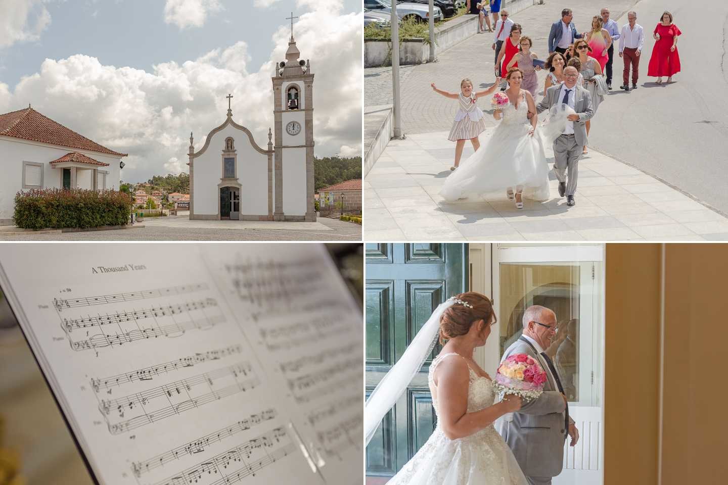 Montagem 4 fotografias :: Pormenores do Casamento