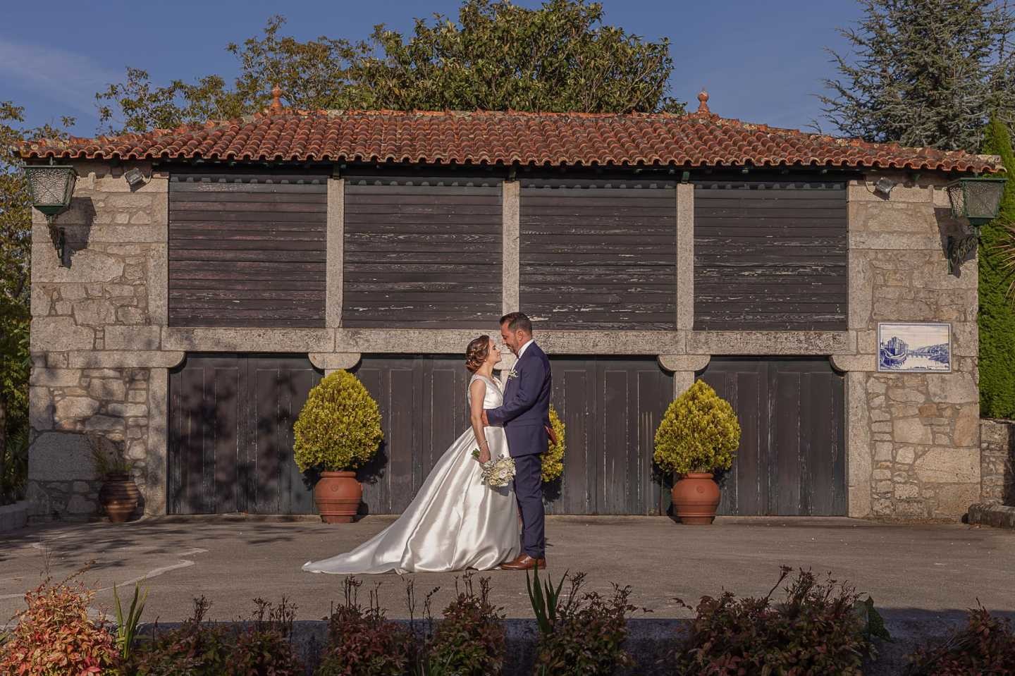 Fotografia dos noivos