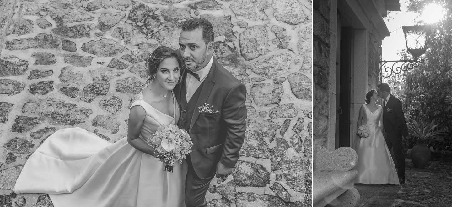 Os noivos Raquel e Sérgio