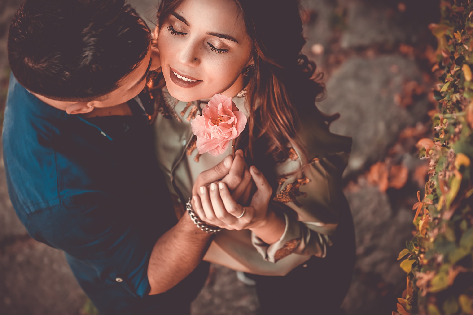 Susana e Mário, carinho