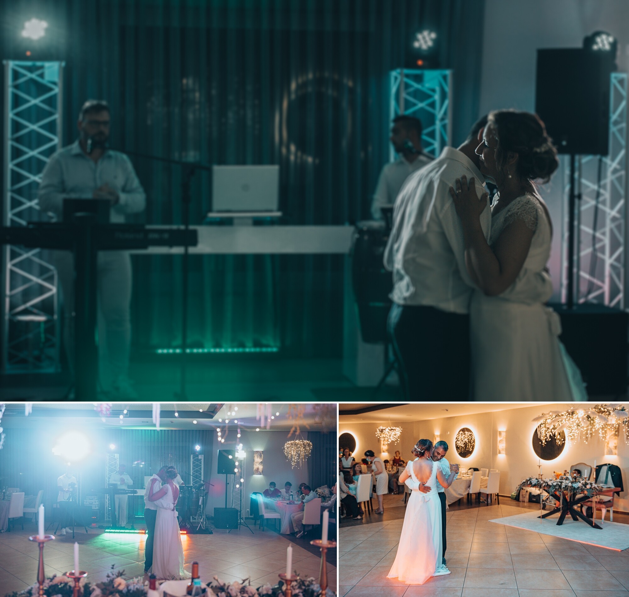 Montagem 3 imagens :: Casal a dançar