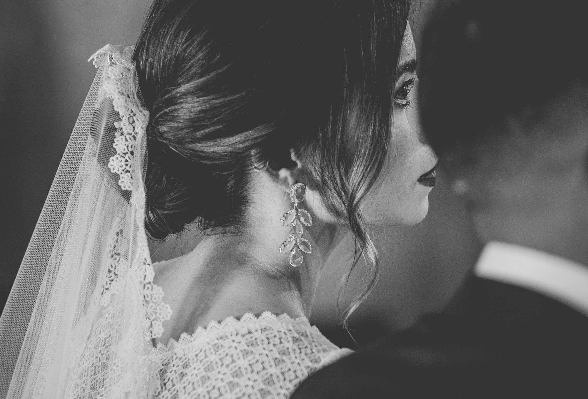 Close up da Noiva