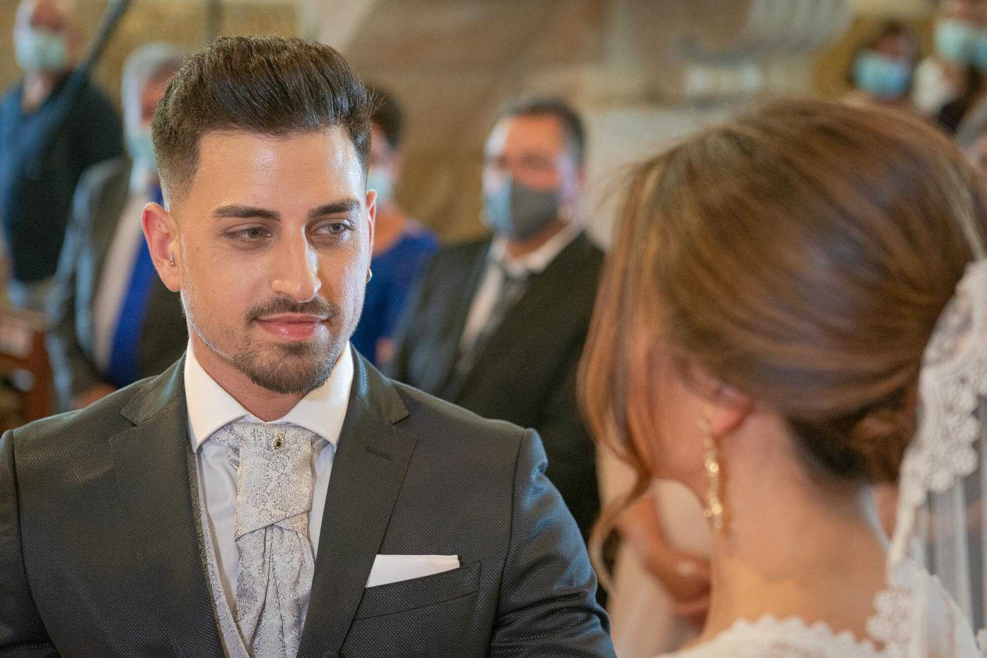 Close Up da Cara do Noivo