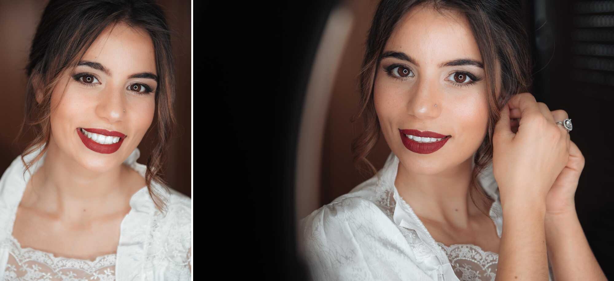 Montagem 2 fotografias :: Pormenores Noiva