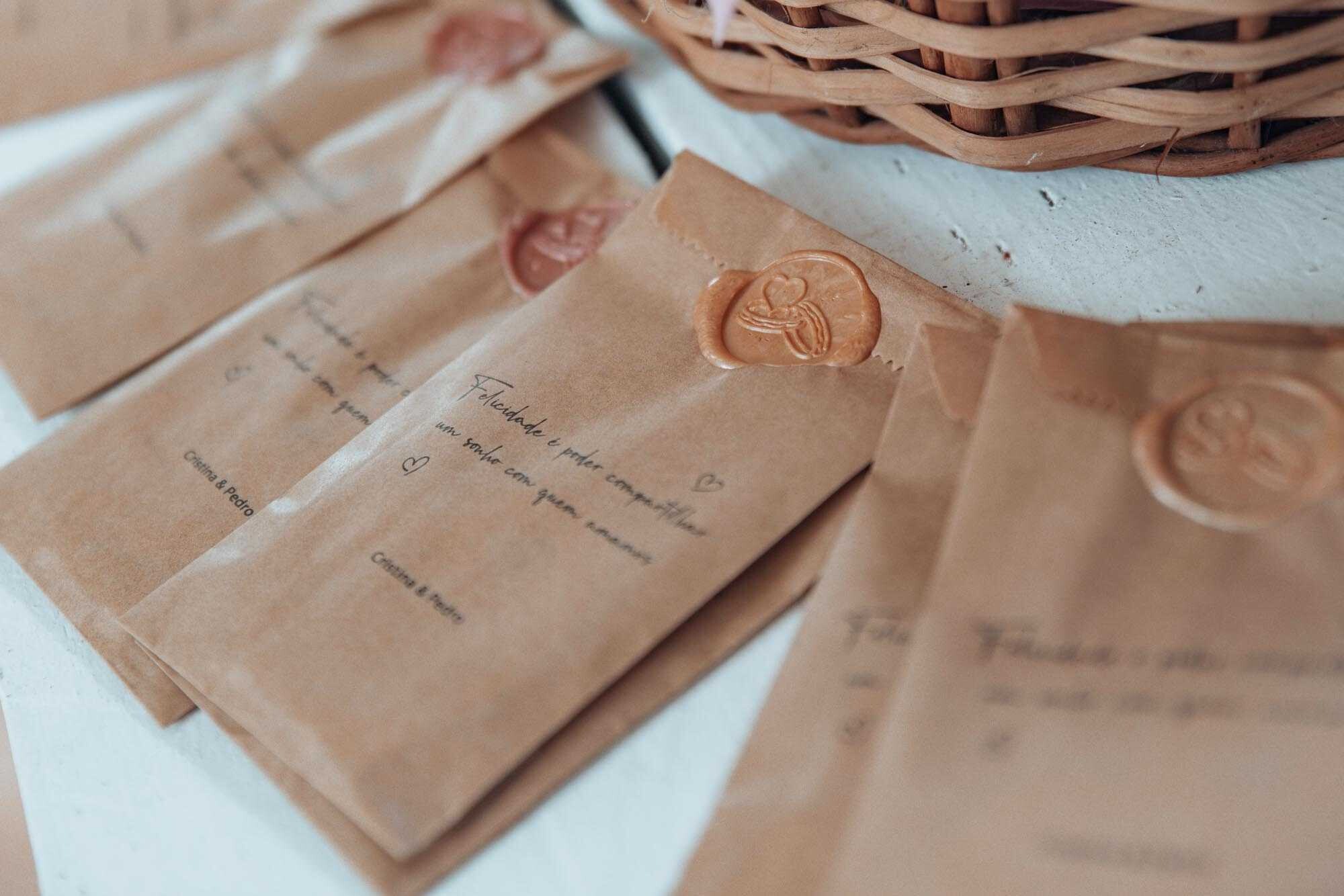 Lembrancinhas dos convidados