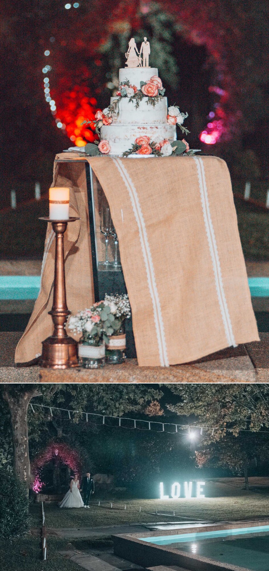 Bolo de Casamento, Casal a ir cortar o bolo de casamento