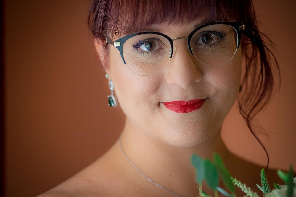 Close Up do rosto da Noiva