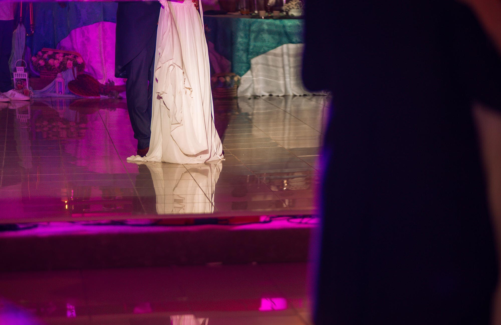 chão da pista de dança