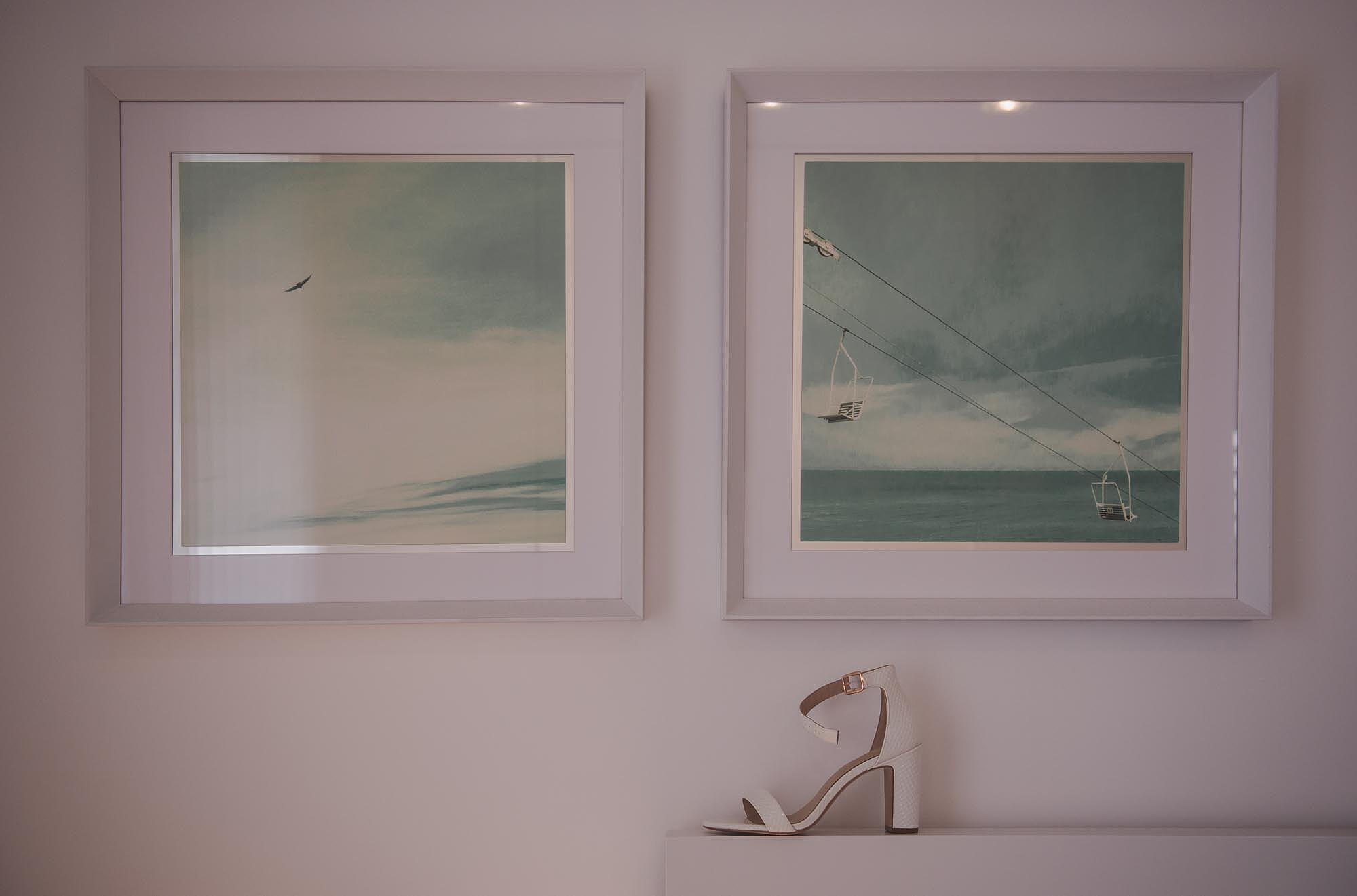 Pormenor dos sapatos da Noiva