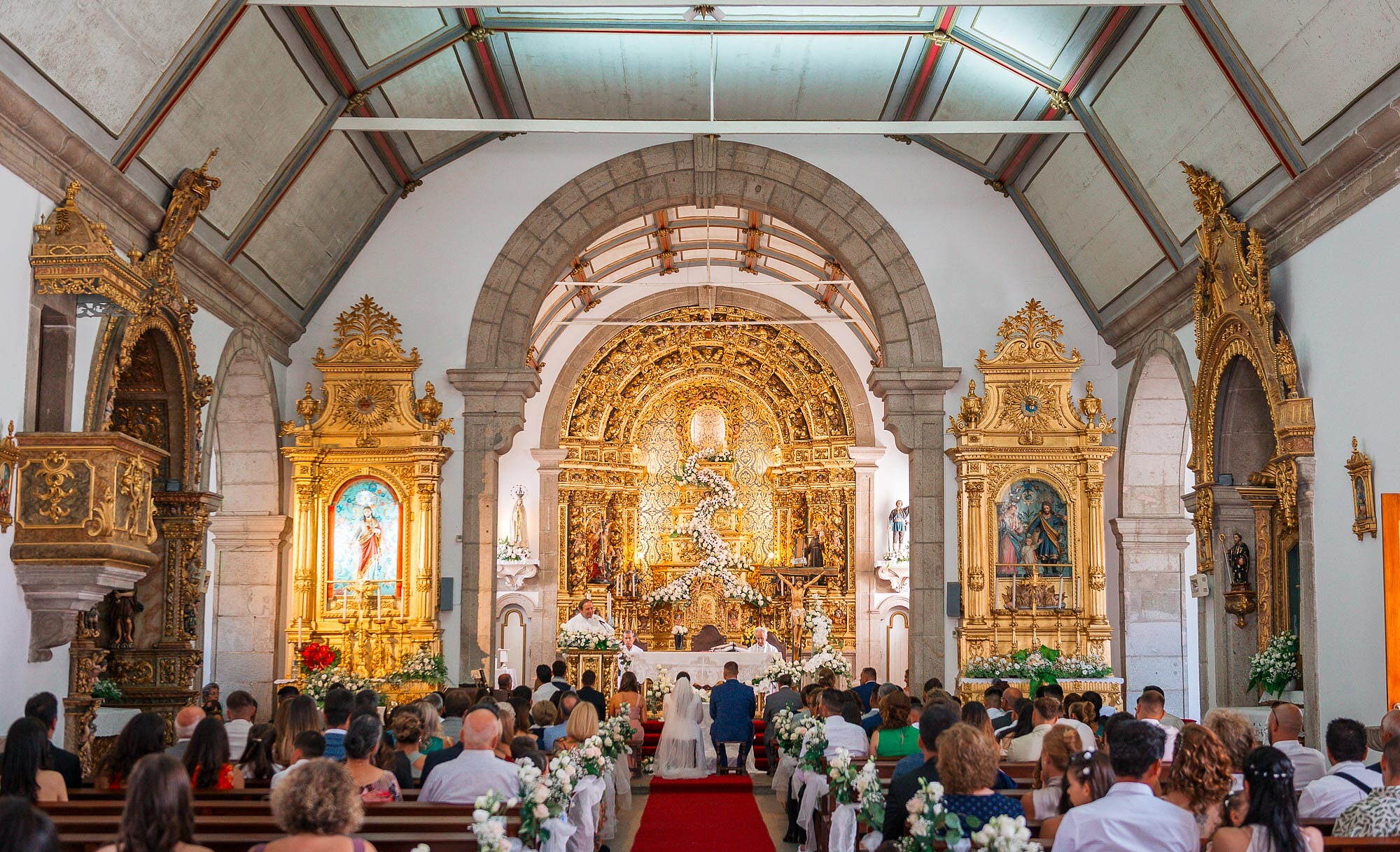 Cerimónia a decorrer