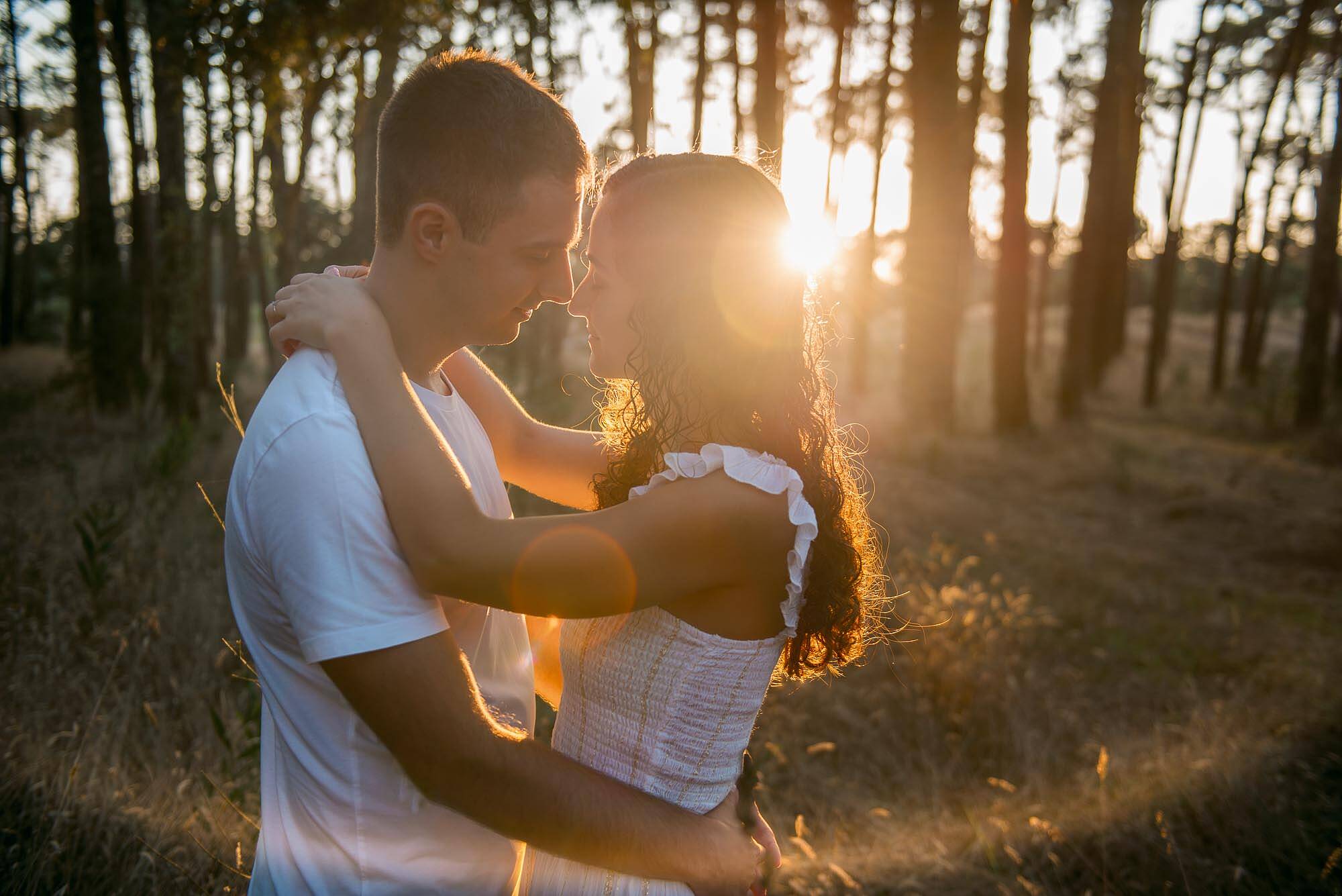 fotografia ao final da tarde com luz dourada